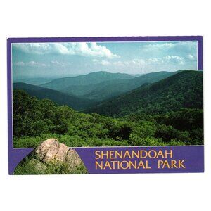 Shenandoah National Park Virginia Postcard Skyline Drive Mountains Travel Road